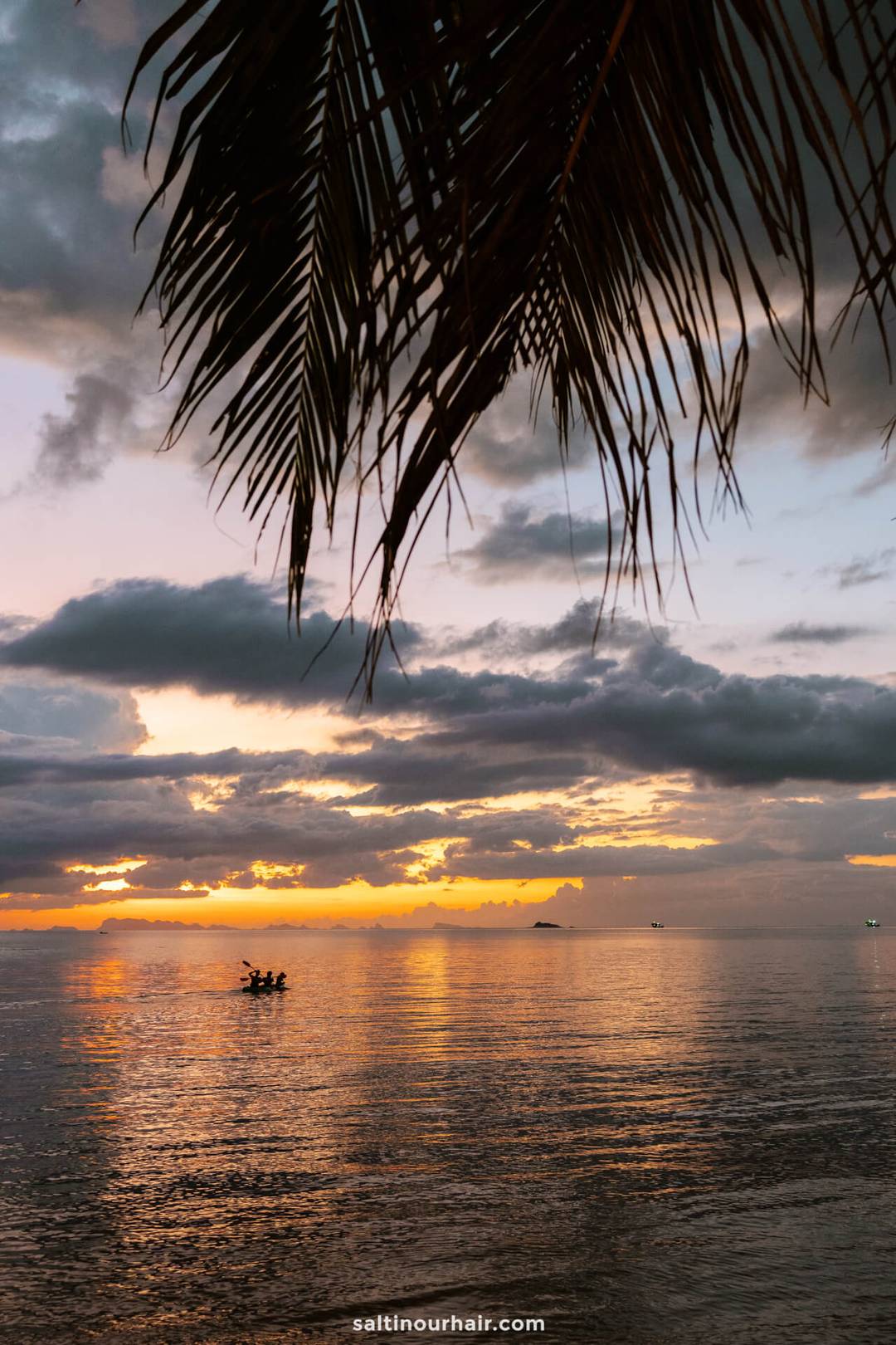 kajak zonsondergang dingen om te doen in Koh Phangan Thailand