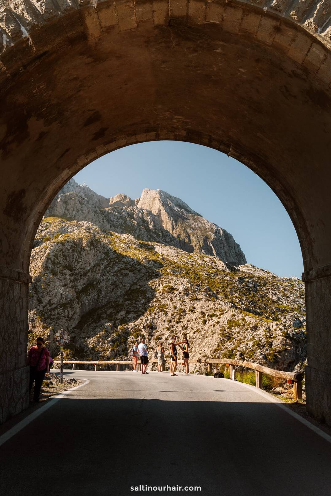 road to Sa Calobra tunnel mallorca
