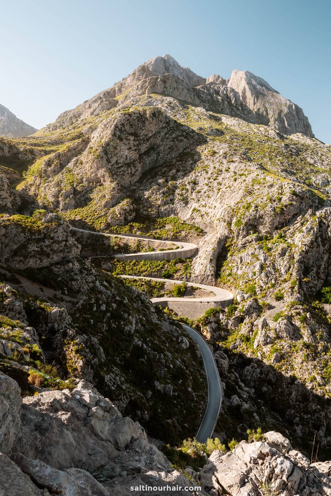 route kronkelige weg naar sa calobra mallorca