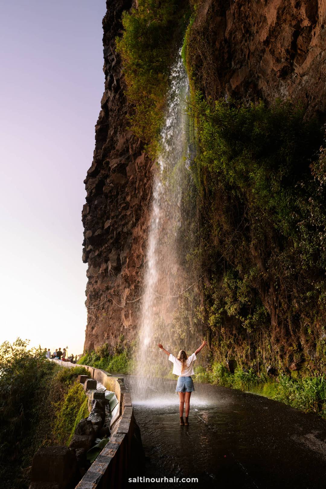 Madeira itinerary waterfall of the angels