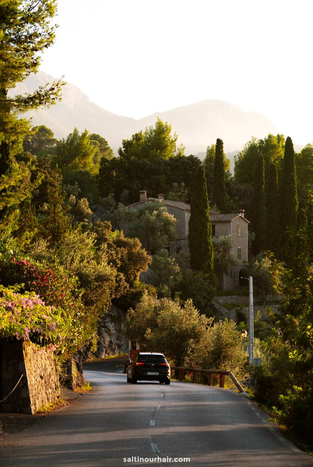 met de auto naar deia mallorca