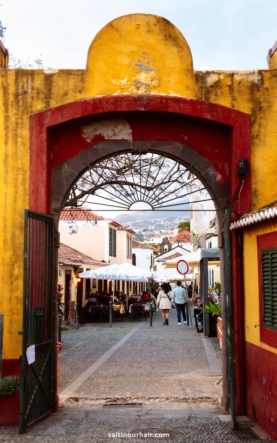 entrance sao tiago fort funchal madeira
