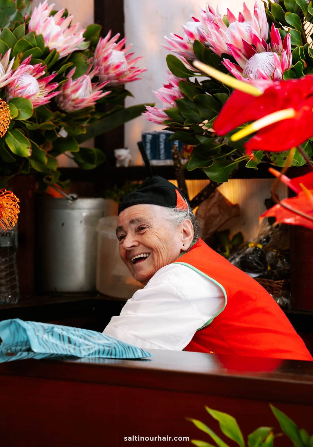 flower lady market funchal madeira