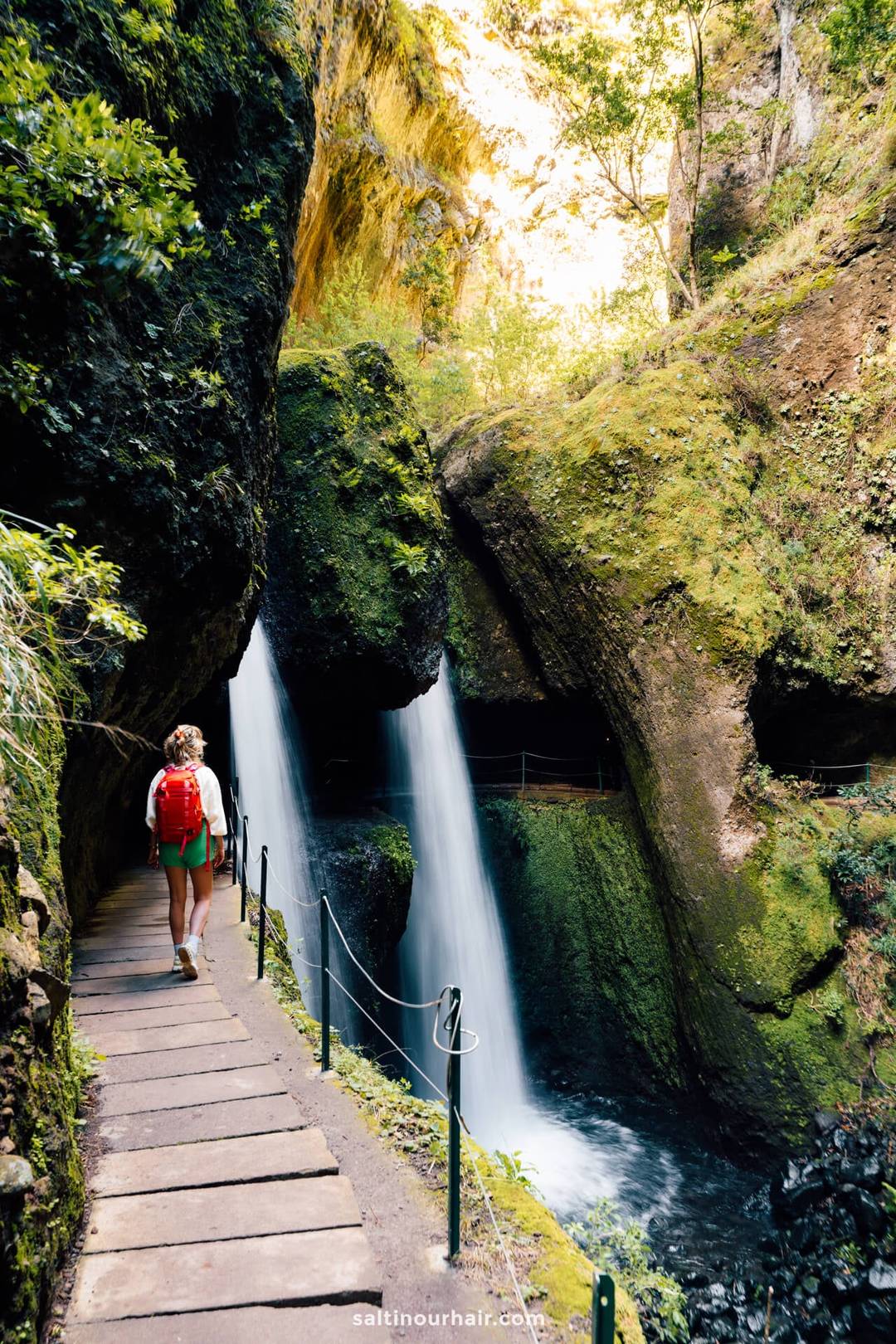 waterfall levada do moinho to levada nova hike madeira