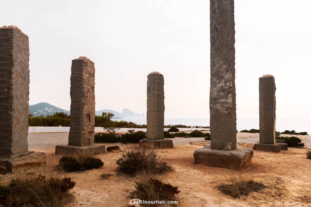 pillars Time and Space Ibiza Spain