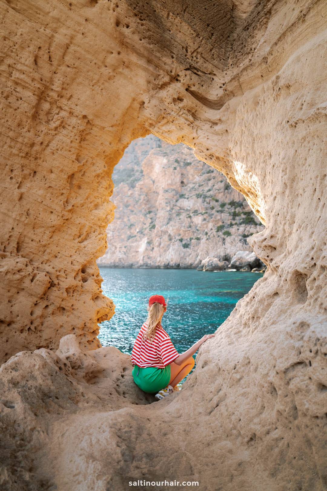 Rock hole Atlantis Hike Ibiza Spain