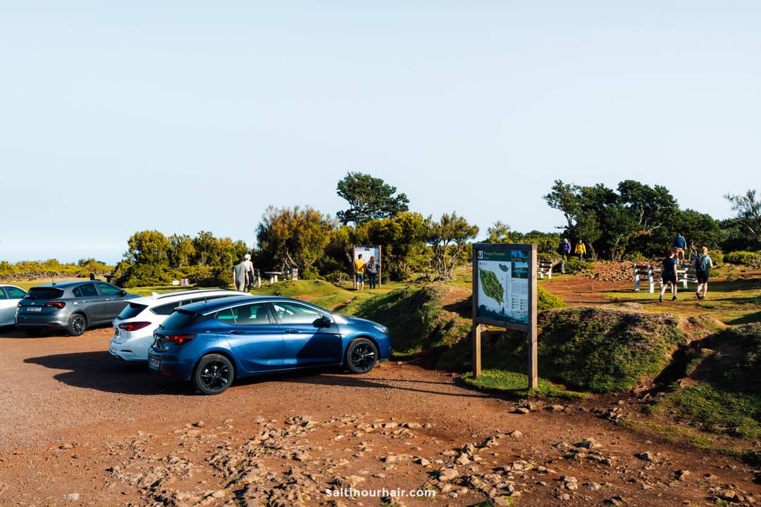 fanal parkeerplaats madeira