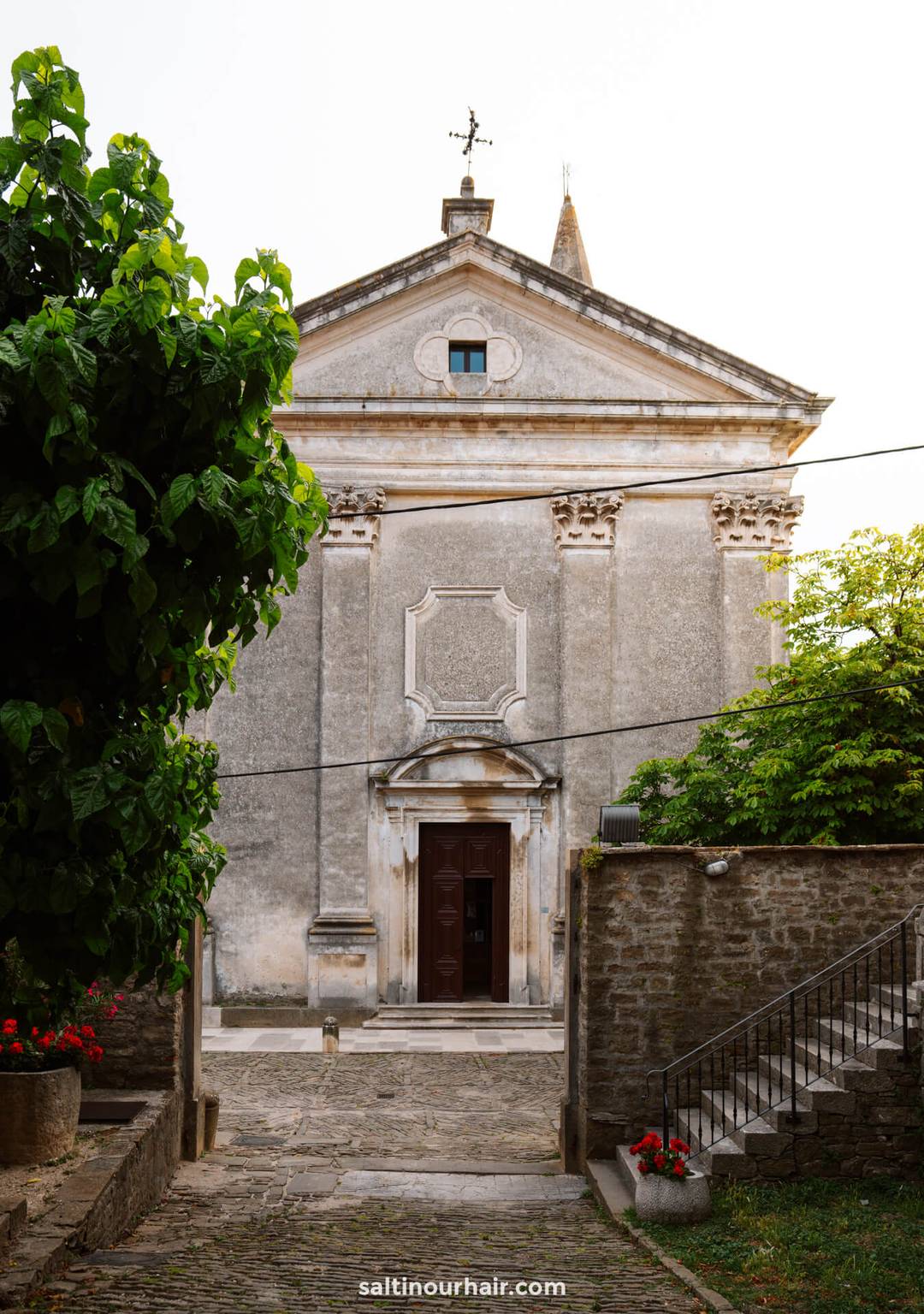 Kerk Groznjan Kroati&euml;  