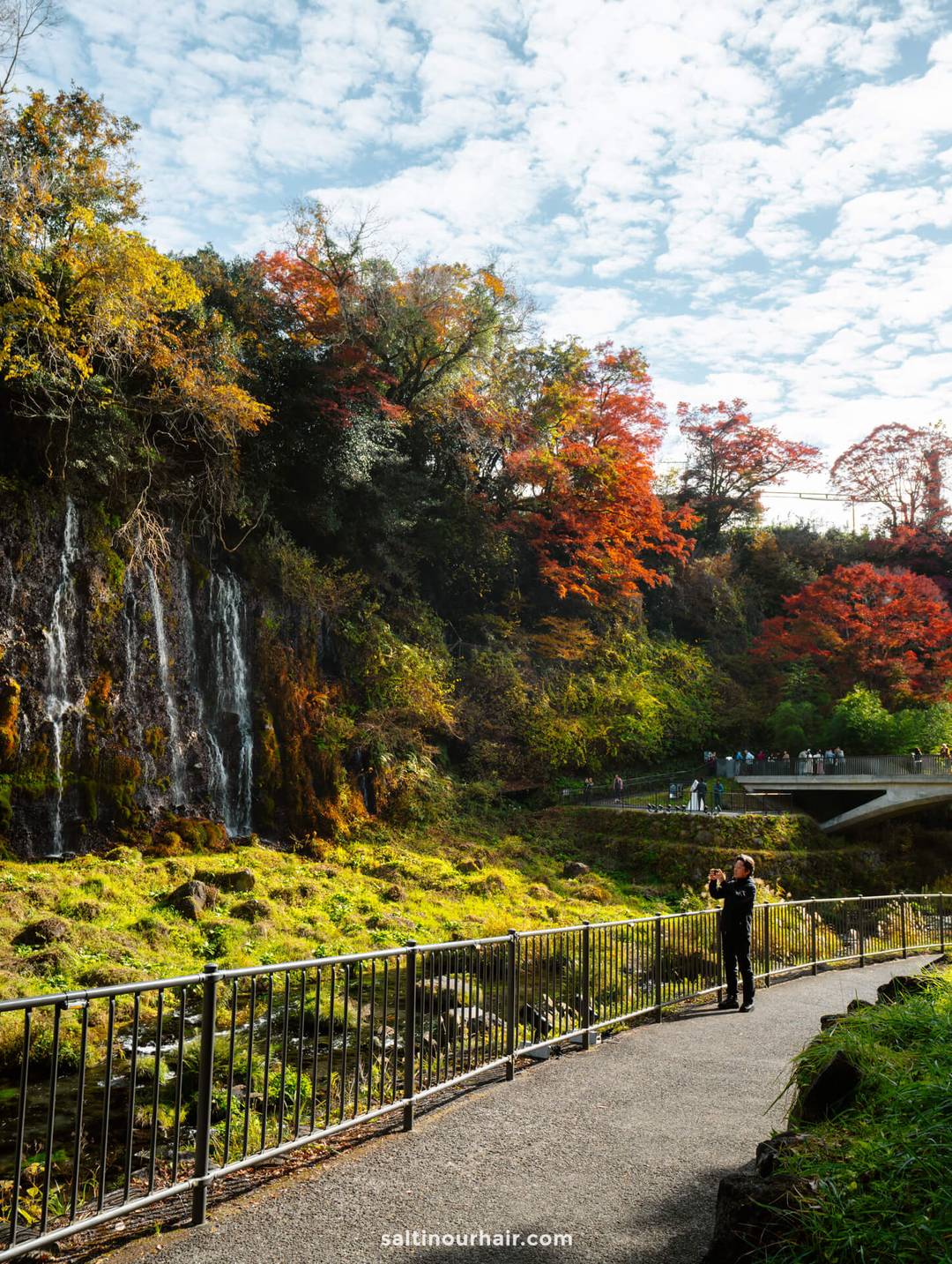 walking route Shiraito Falls japan