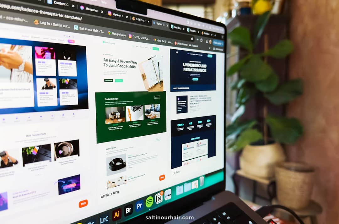how to start a blog themes