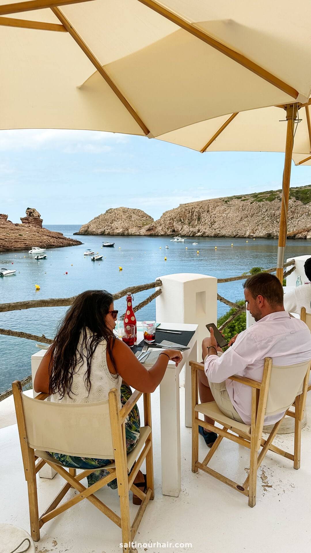 ivette beach club Menorca Spanje