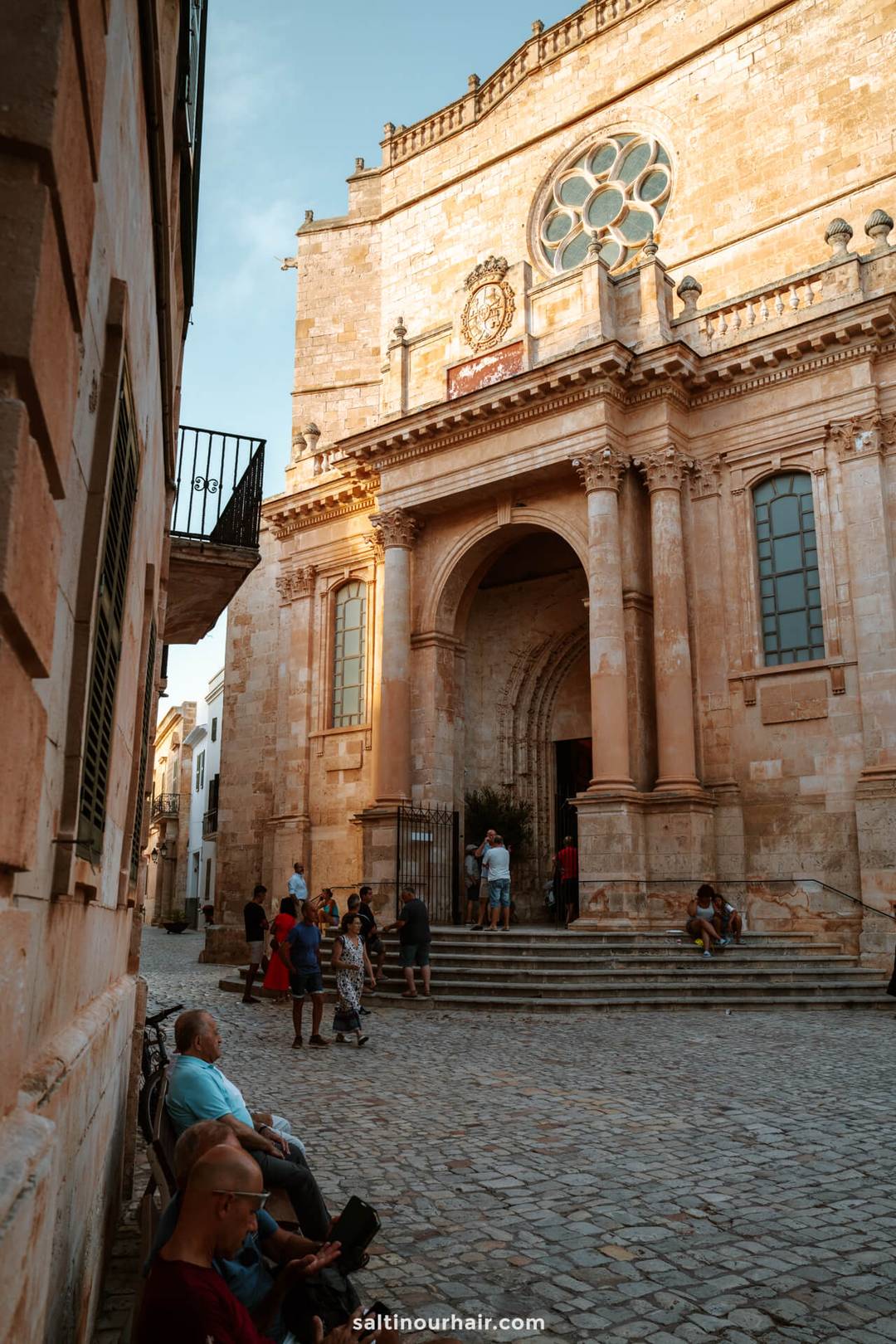 kerkplein ciutadella de Menorca, Spanje