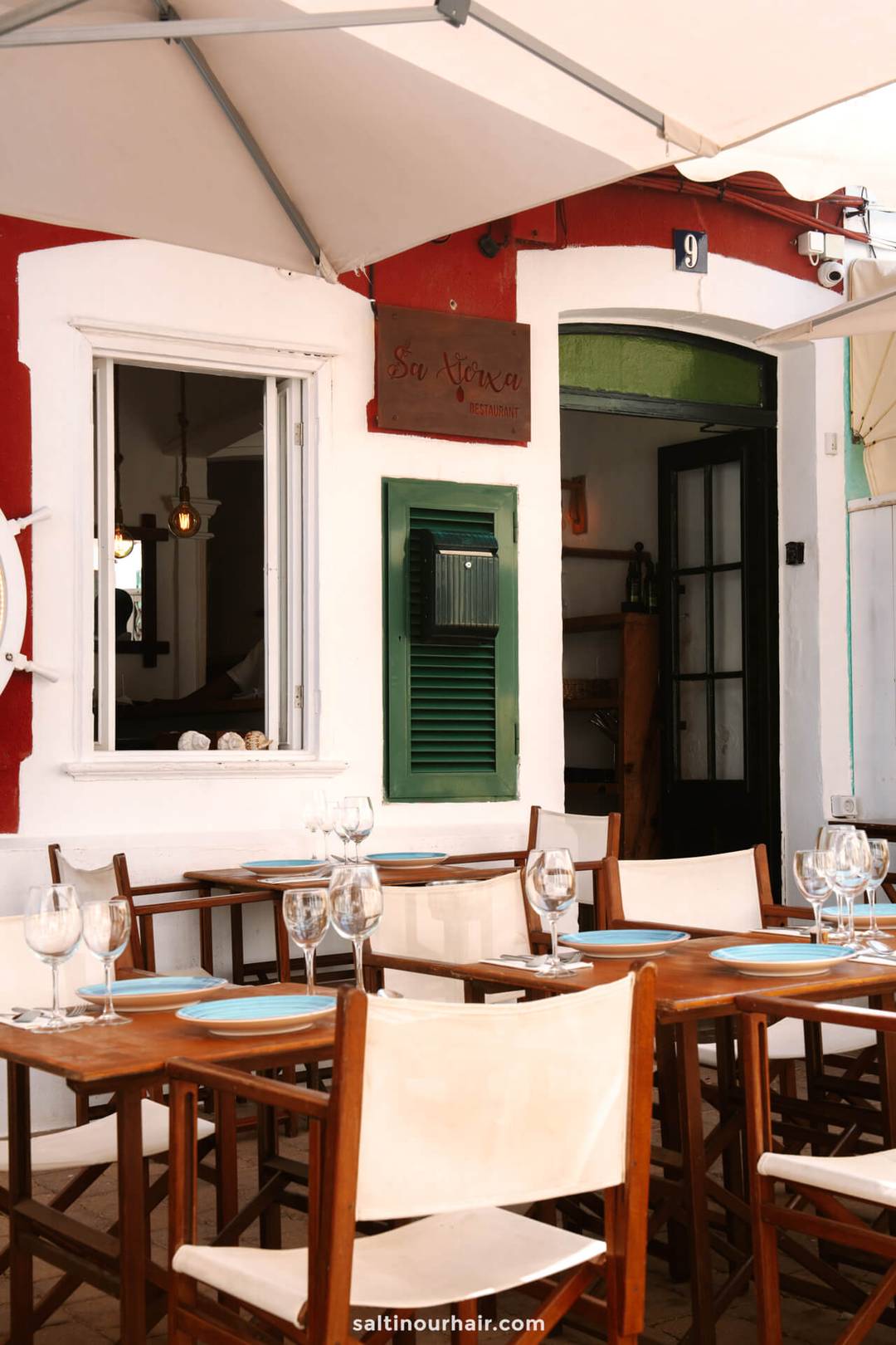 restaurant ingang fornells Menorca