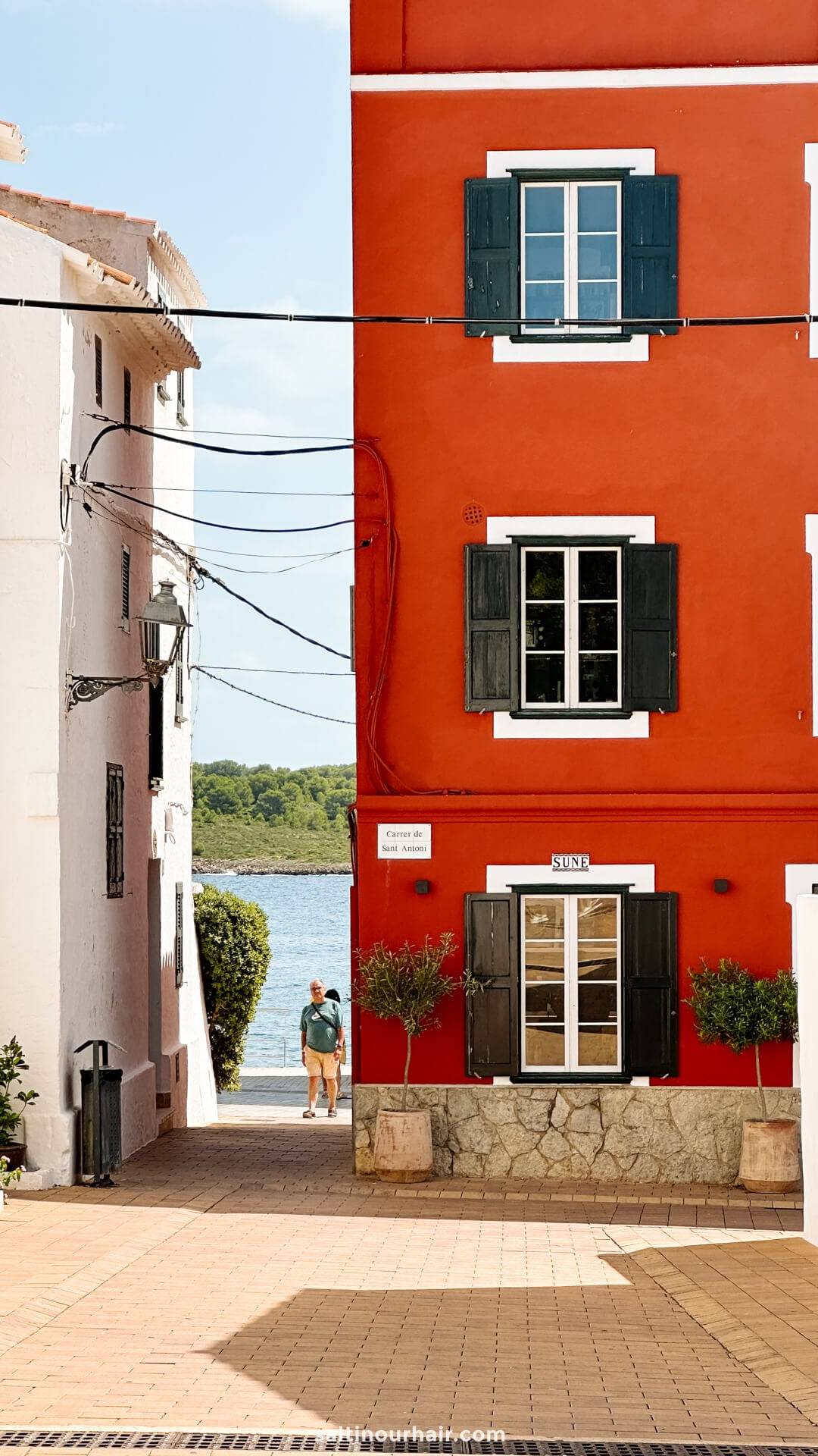 rood huis Fornells Menorca