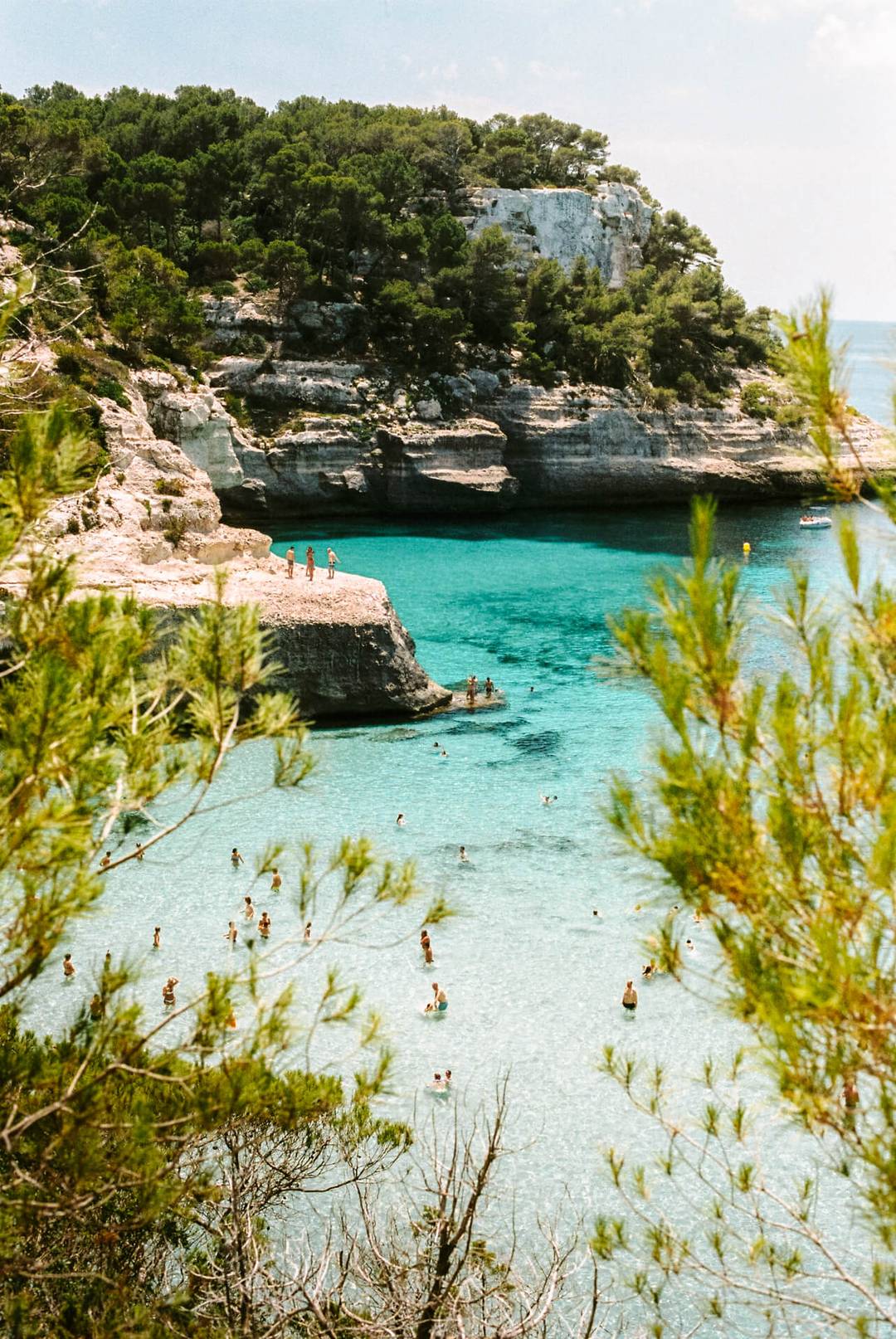 uitzichtpunt strand Menorca