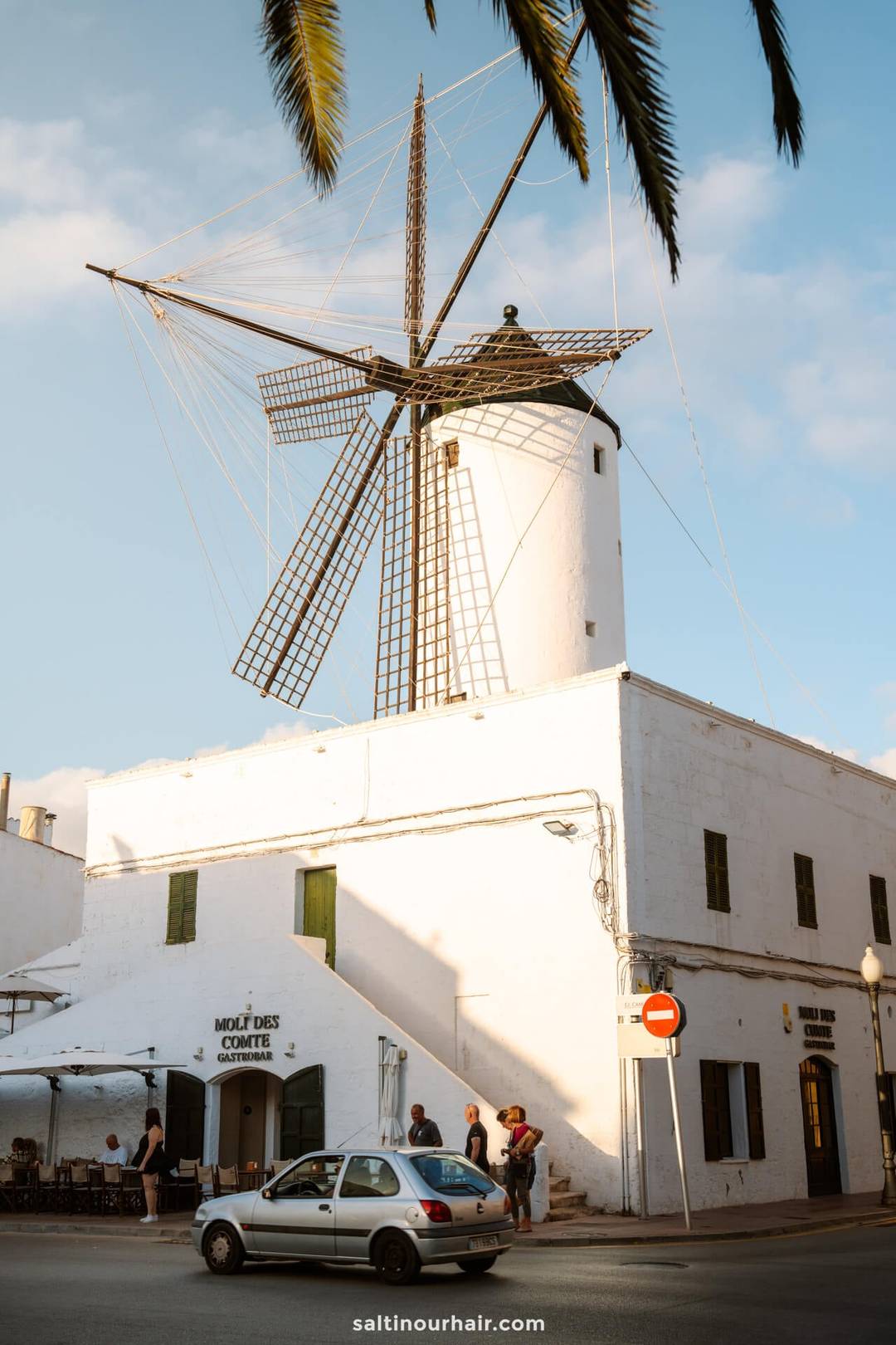 vervoer in Menorca windmolen