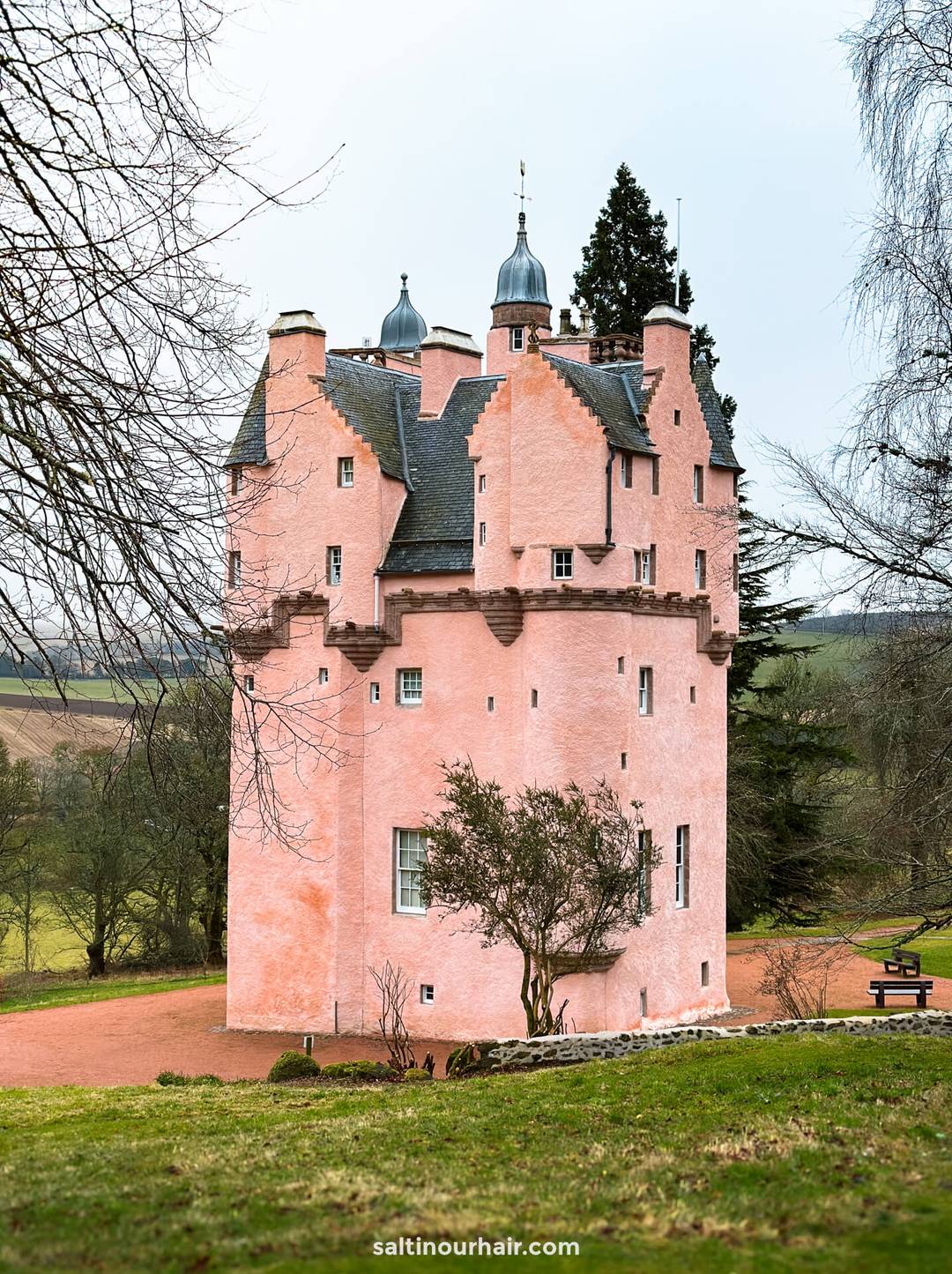 roze craigievar kasteel schotland