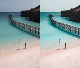 Lightroom Presets Salt in our Hair before after