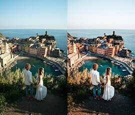 Lightroom Presets Salt in our Hair before after
