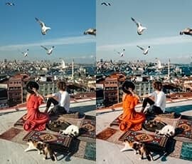 Lightroom Presets Salt in our Hair before after