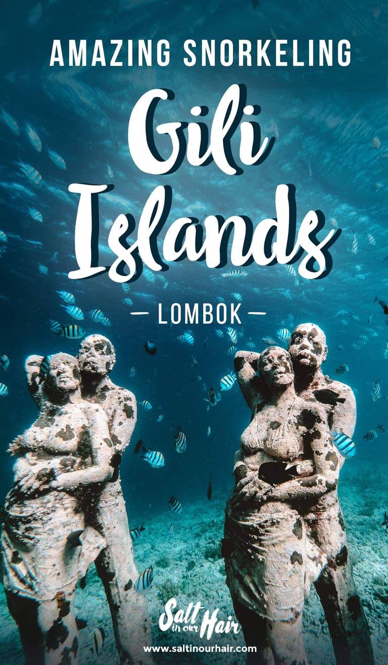 Snorkel at the Underwater Statues of Gili Meno, Indonesia