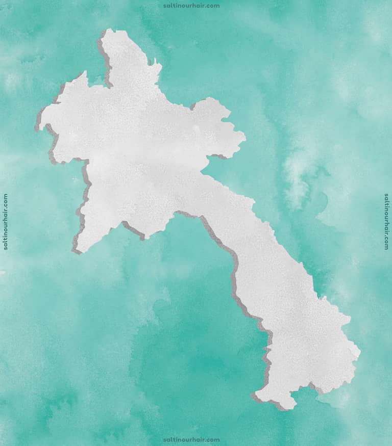 Map of Laos