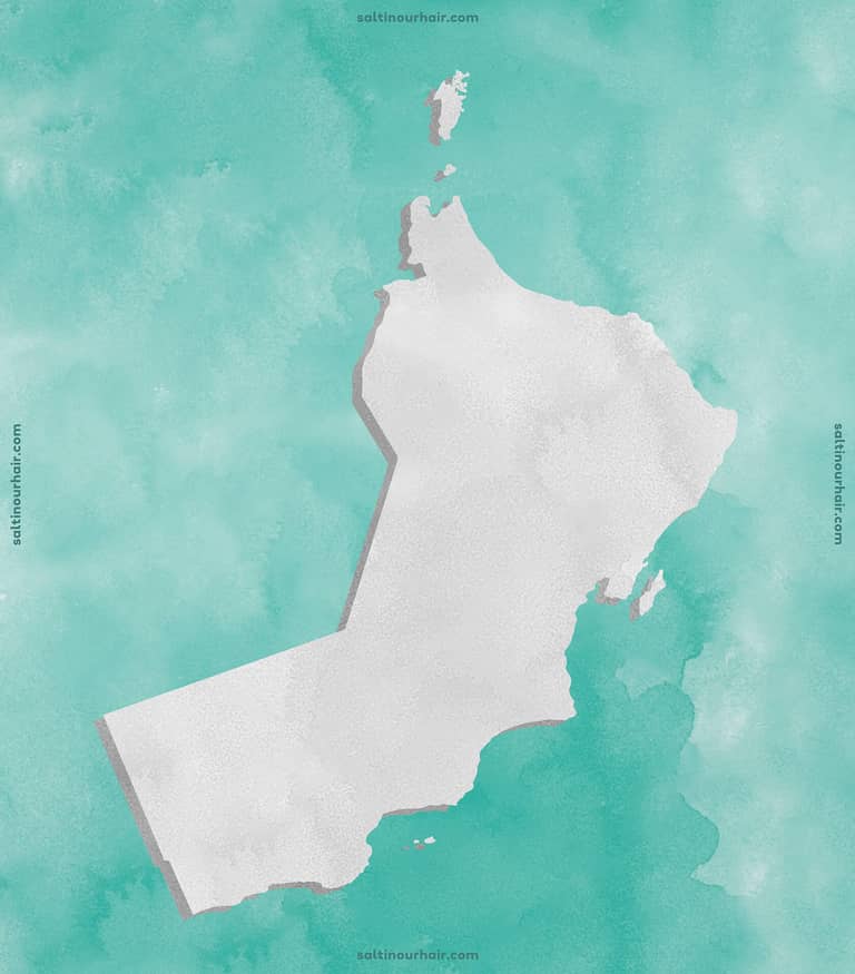 Map of Oman