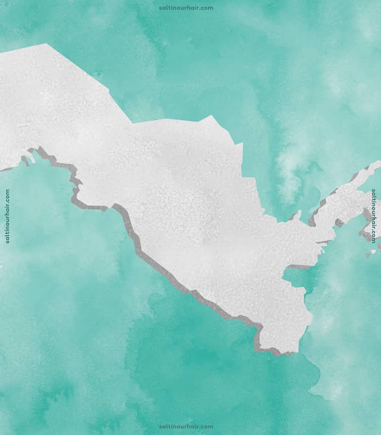 Map of Uzbekistan