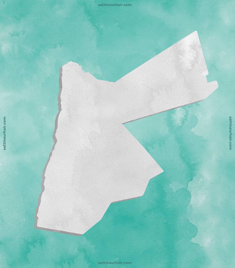Map of Jordan