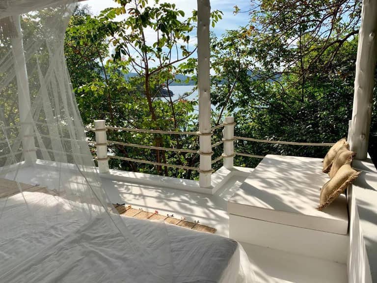 Kokosnoot strandbungalows