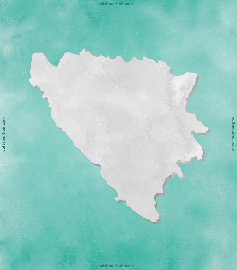 Map of Bosnia & Herzegovina
