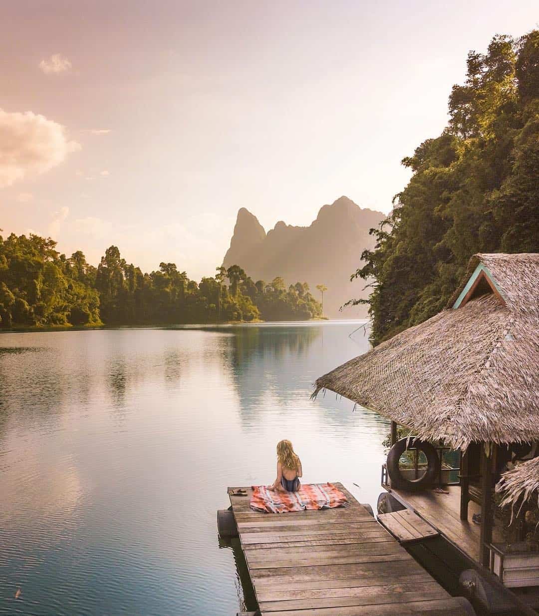 Khao Sok National Park guide raft house