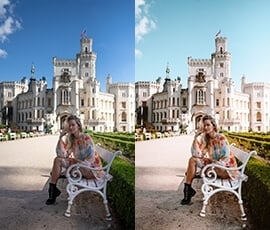 Lightroom Presets Salt in our Hair before after