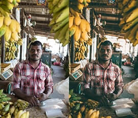 Lightroom Presets Salt in our Hair before after