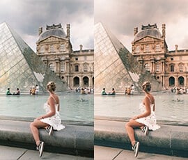 Lightroom Presets Salt in our Hair before after