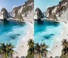 Lightroom Presets Salt in our Hair before after