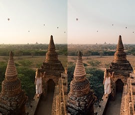 Lightroom Presets Salt in our Hair before after