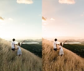 Lightroom Presets Salt in our Hair before after