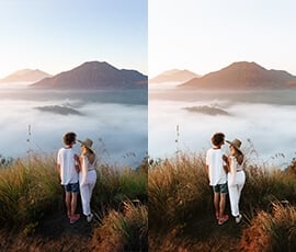 Lightroom Presets Salt in our Hair before after
