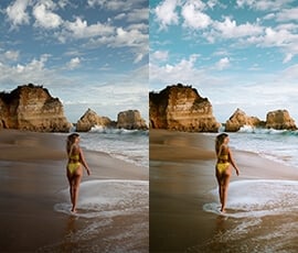 Lightroom Presets Salt in our Hair before after