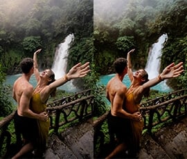 Lightroom Presets Salt in our Hair before after