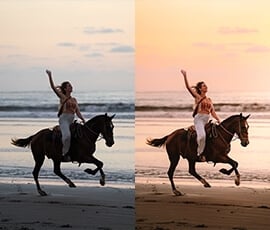 Lightroom Presets Salt in our Hair before after