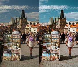 Lightroom Presets Salt in our Hair before after