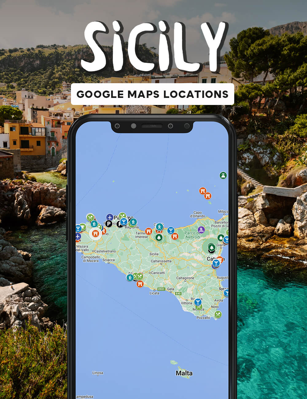 Sicily Google Maps
