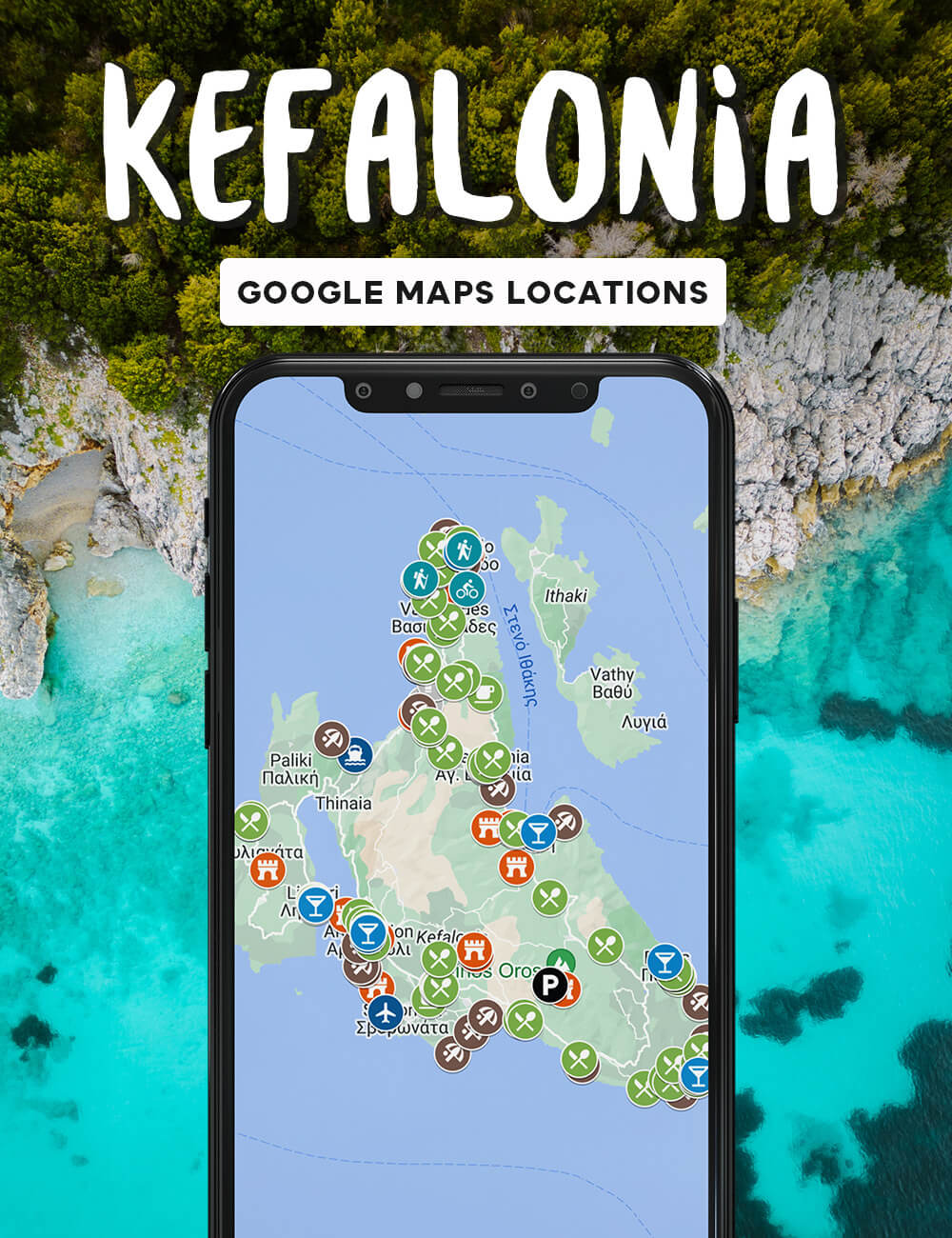 Kefalonia Google Maps